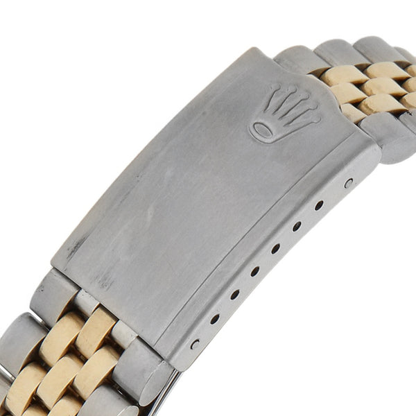 Reloj Rolex para caballero modelo Oyster Perpetual DateJust vistas en oro amarillo 14 kilates.