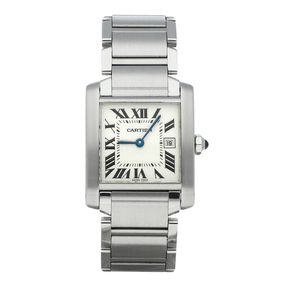 Reloj Cartier para dama / unisex modelo Tank Francaise.