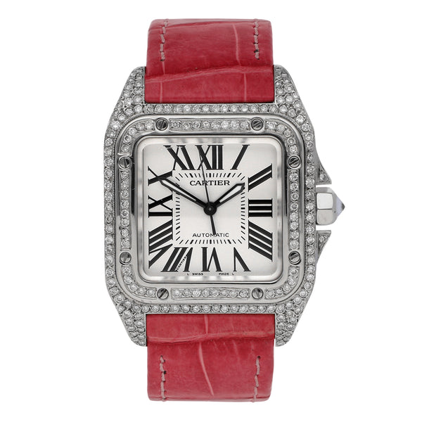 Reloj Cartier para dama modelo Santos 100.