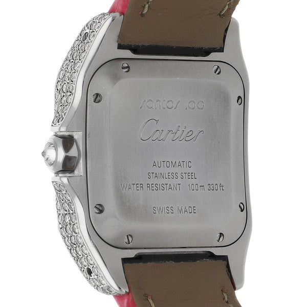 Reloj Cartier para dama modelo Santos 100.