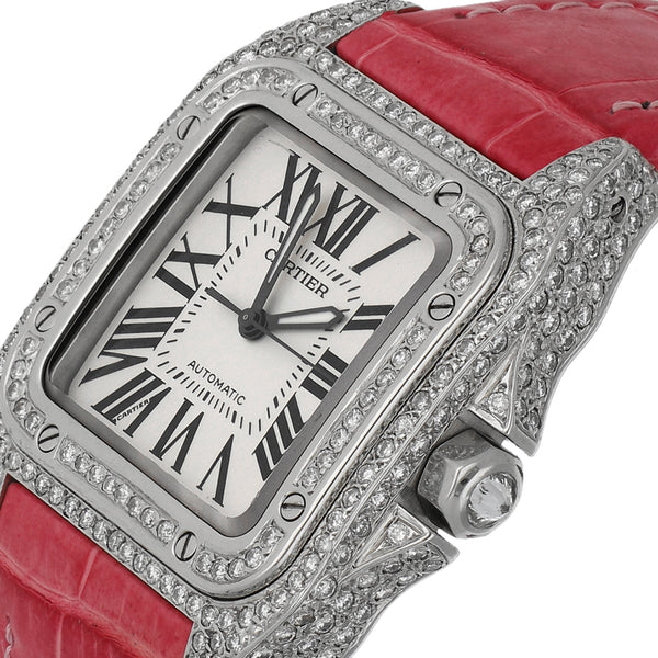 Reloj Cartier para dama modelo Santos 100.