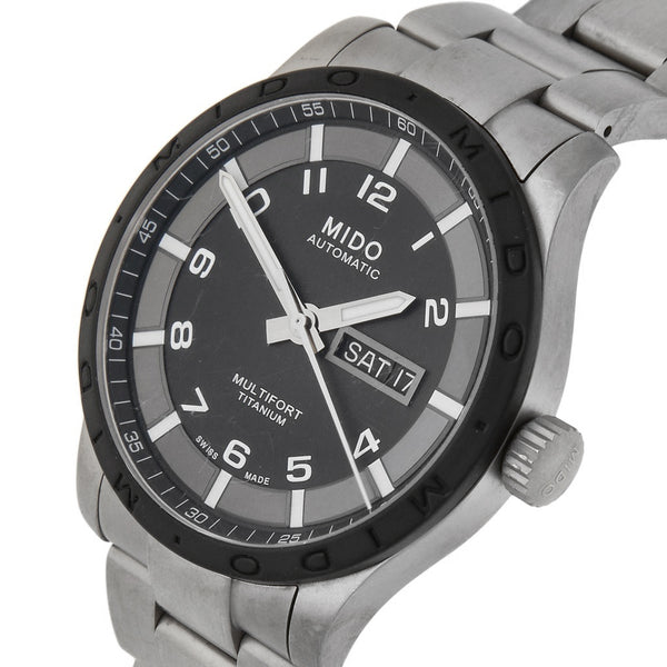 Reloj Mido para caballero modelo Multifort Titanium.