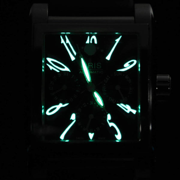 Reloj Oris para caballero modelo Rectangular Complication 2002.