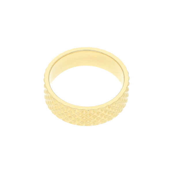 Argolla labrada firma Tiffany & Co. en oro amarillo 18 kilates.