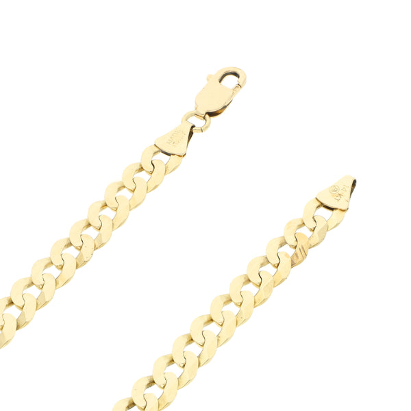 Collar eslabón encontrado en oro amarillo 14 kilates.