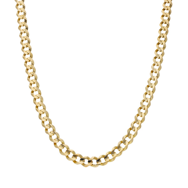 Collar eslabón encontrado en oro amarillo 14 kilates.
