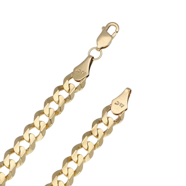 Collar eslabón encontrado en oro amarillo 14 kilates.