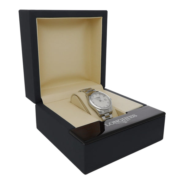 Reloj Longines para dama modelo Conquest Classic.