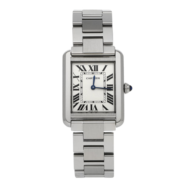 Reloj Cartier para dama modelo Tank Solo.