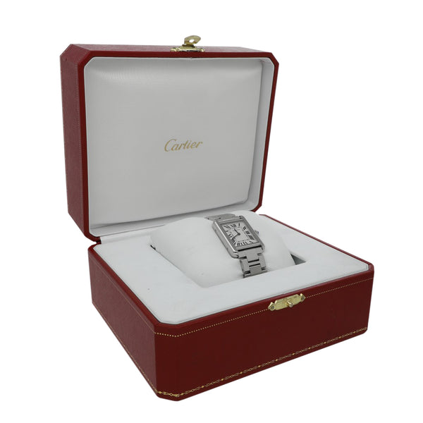 Reloj Cartier para dama modelo Tank Solo.