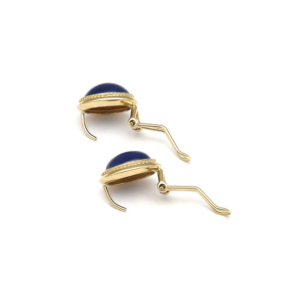 Juego de anillo y aretes diseño especial con zafiro estrella en oro amarillo 14 kilates.