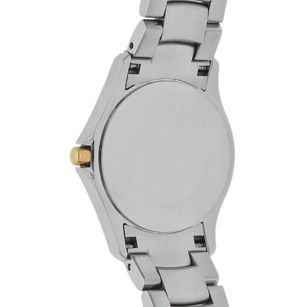 Reloj Movado para dama en acero chapa.