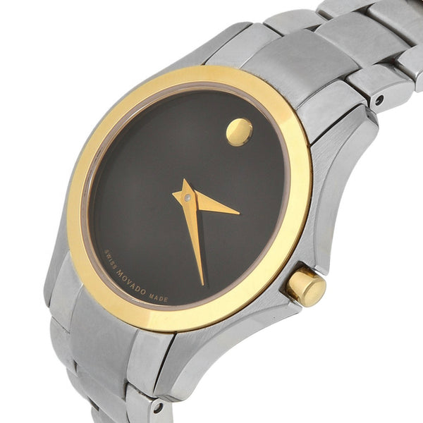 Reloj Movado para dama en acero chapa.