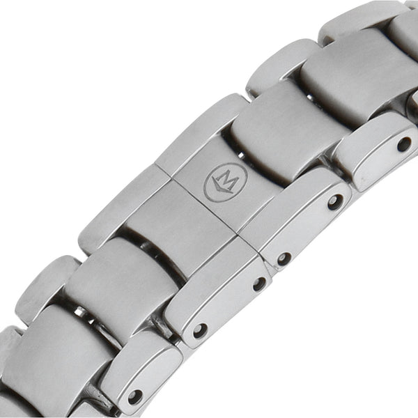 Reloj Movado para dama en acero chapa.