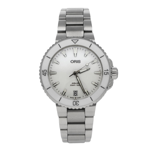Reloj Oris para dama modelo Aquis.