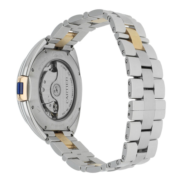 Reloj Cartier para caballero modelo Calibre vistas en oro rosa 18 kilates.