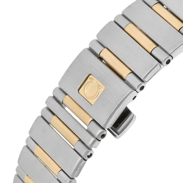 Reloj Omega para dama modelo Constellation Quartz vistas oro amarillo 18 kilates.