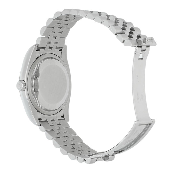 Reloj Rolex para caballero modelo Oyster Perpetual DateJust bisel oro blanco 18 kilates.
