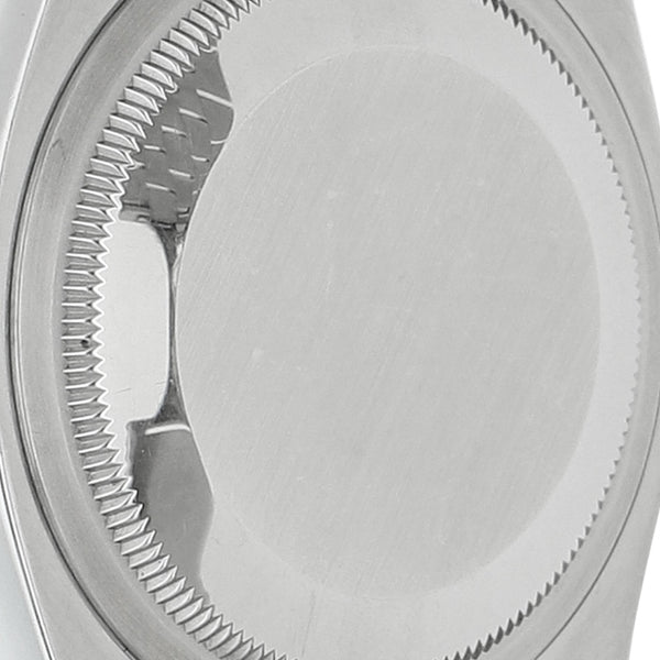 Reloj Rolex para caballero modelo Oyster Perpetual DateJust bisel oro blanco 18 kilates.