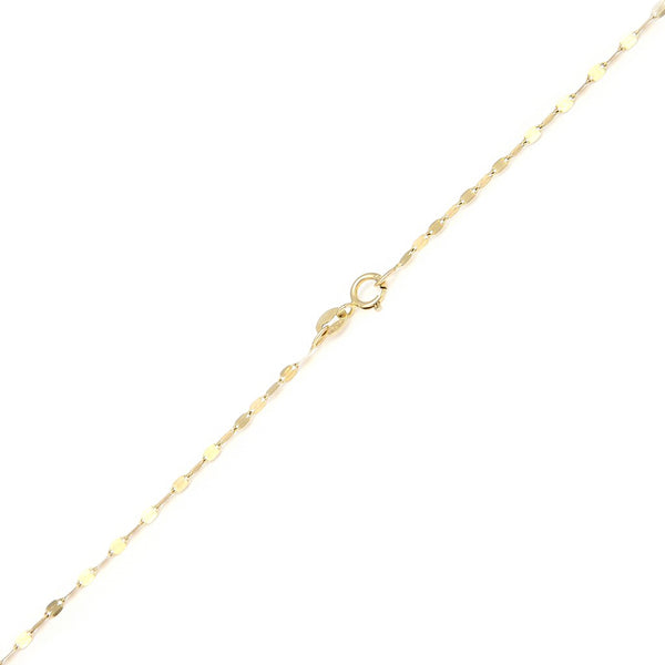 Gargantilla eslabón articulado en oro amarillo 14 kilates.