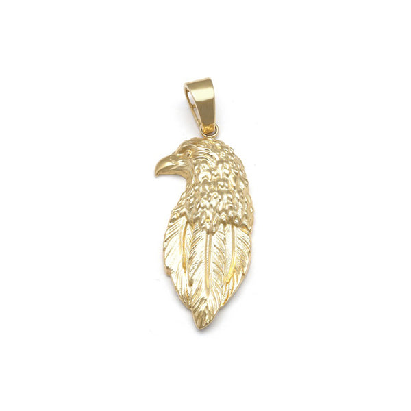 Dije diseño especial motivo águila en oro amarillo 14 kilates.