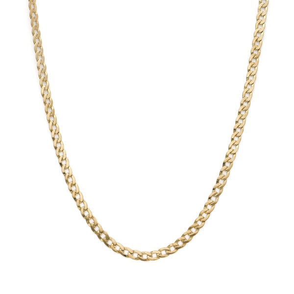 Collar eslabón encontrado en oro amarillo 14 kilates.