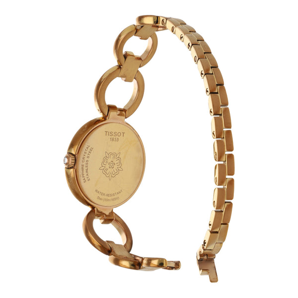 Reloj Tissot para dama modelo Flamingo.