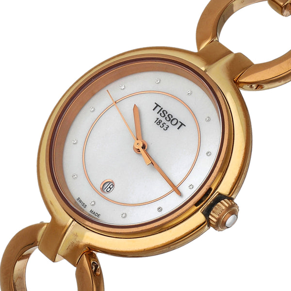 Reloj Tissot para dama modelo Flamingo.
