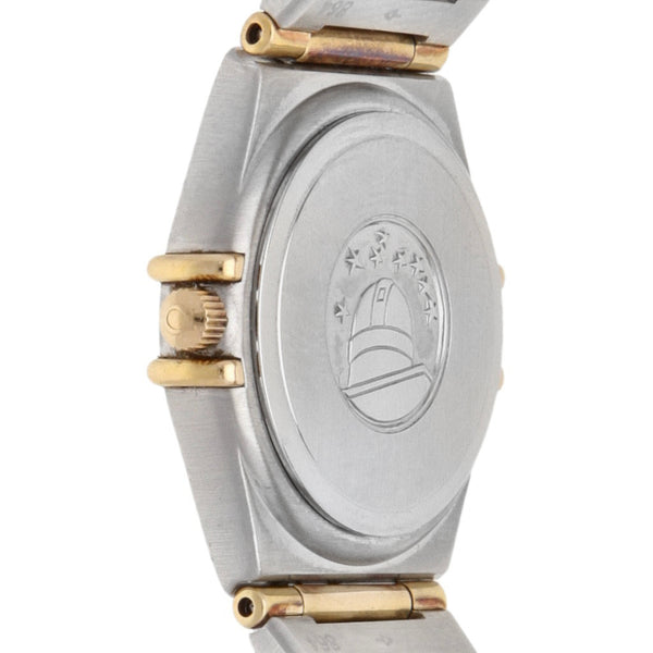 Reloj Omega para dama modelo Constellation vistas oro amarillo 18 kilates.