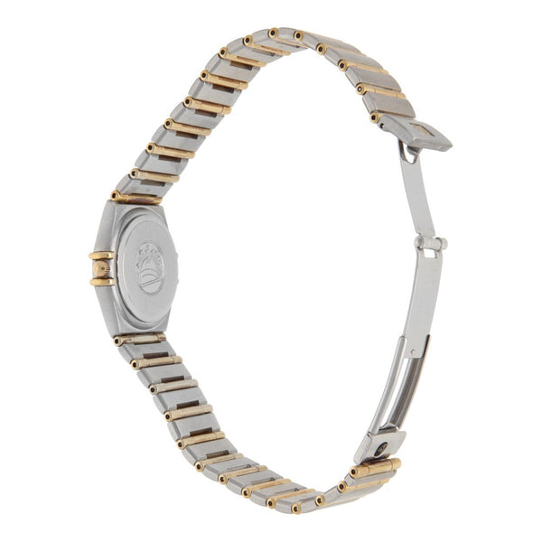 Reloj Omega para dama modelo Constellation vistas oro amarillo 18 kilates.