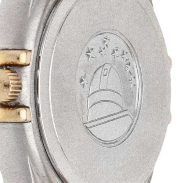 Reloj Omega para dama modelo Constellation vistas oro amarillo 18 kilates.