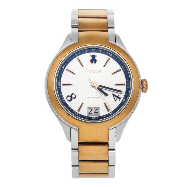 Reloj Tous para dama en acero/chapa.