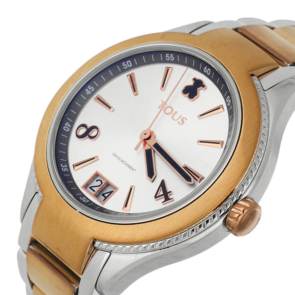 Reloj Tous para dama en acero/chapa.