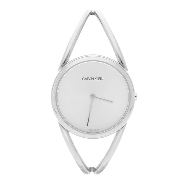 Reloj Calvin Klein para dama en acero inoxidable.