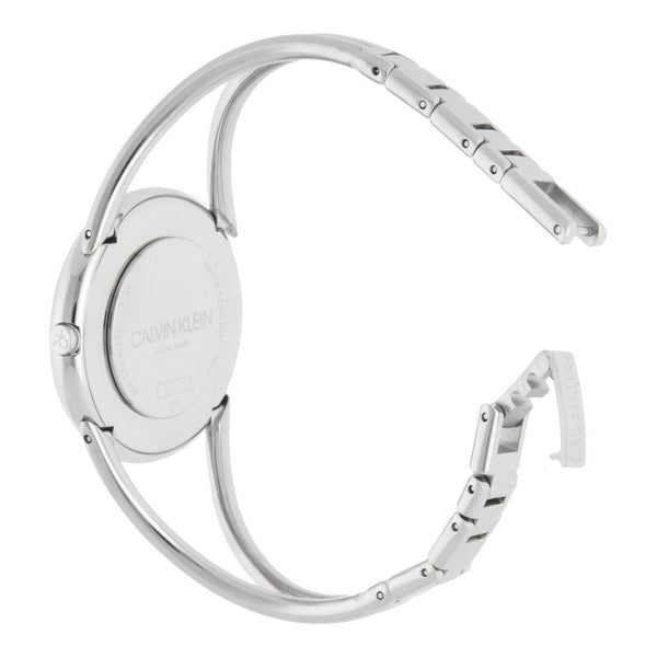 Reloj Calvin Klein para dama en acero inoxidable.