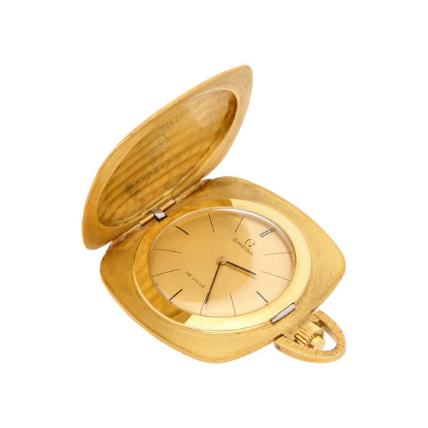 Reloj Omega de bolsillo modelo De Ville en oro amarillo 18 kilates.