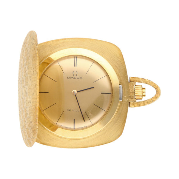 Reloj Omega de bolsillo modelo De Ville en oro amarillo 18 kilates.