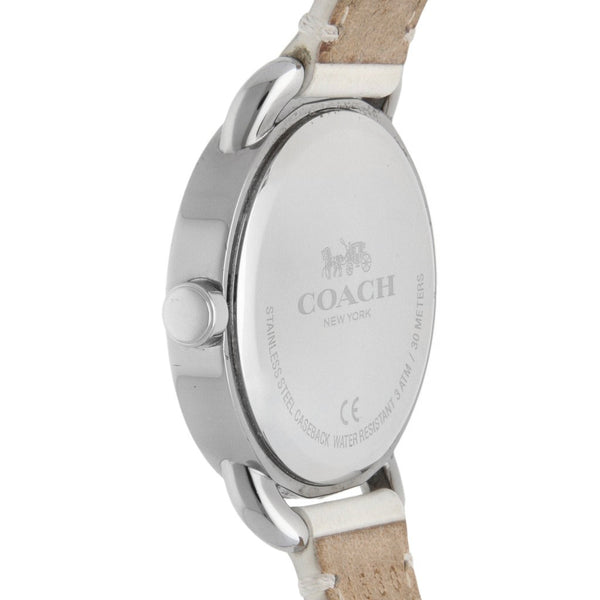 Reloj Coach para dama en acero inoxidable.