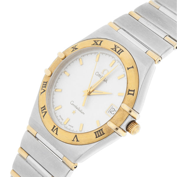 Reloj Omega para caballero modelo Constellation vistas oro amarillo 18 kilates.