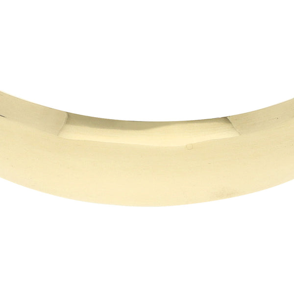 Pulsera de arillo lisa en oro amarillo 12 kilates.