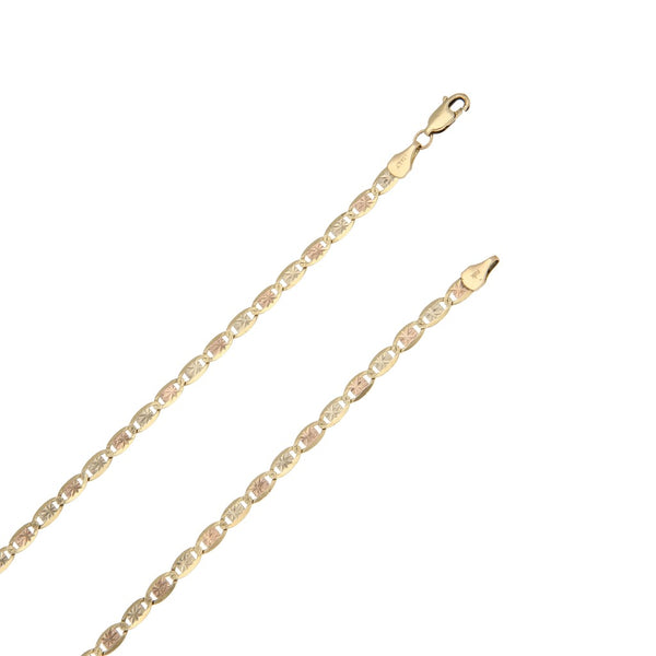 Collar eslabón nudo marino en oro amarillo 14 kilates.