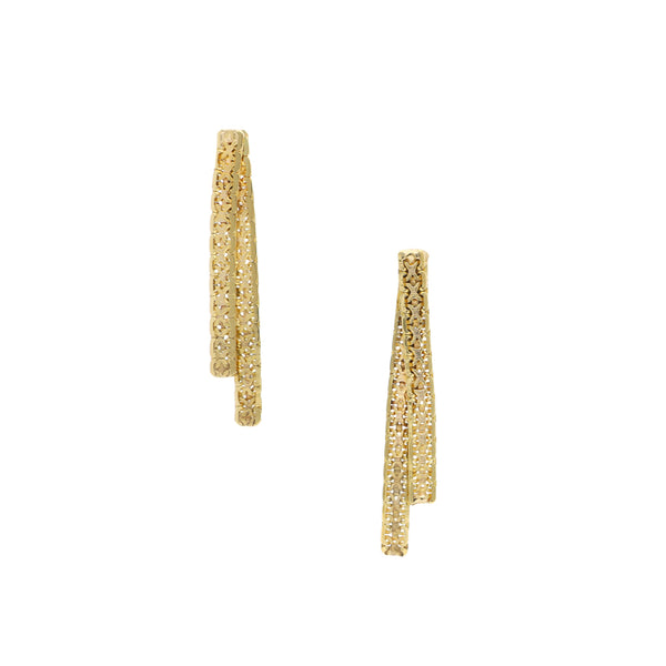 Broqueles diseños especial en oro amarillo 16 kilates.