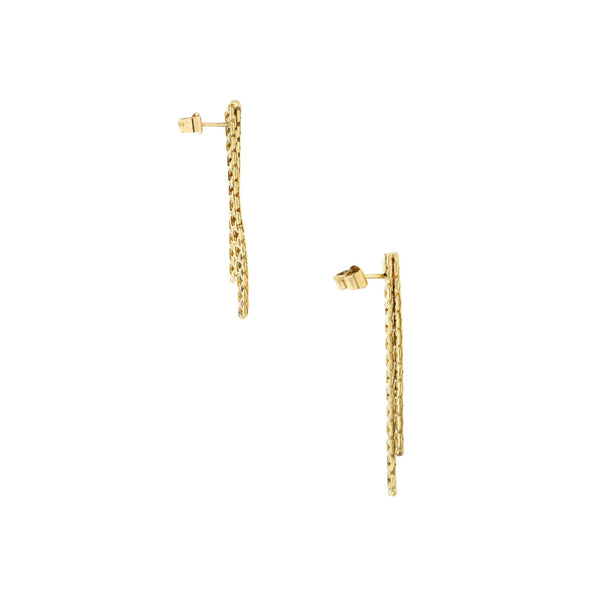 Broqueles diseños especial en oro amarillo 16 kilates.