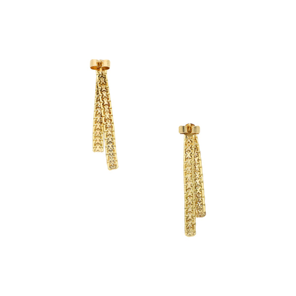 Broqueles diseños especial en oro amarillo 16 kilates.