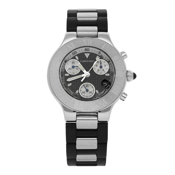 Reloj Cartier para caballero/Unisex modelo 21 Chronoscaph.