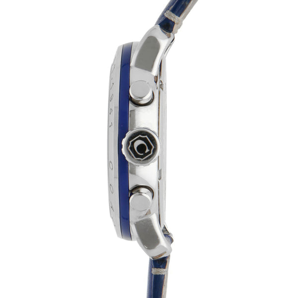 Reloj Coach para caballero en acero inoxidable correa piel.