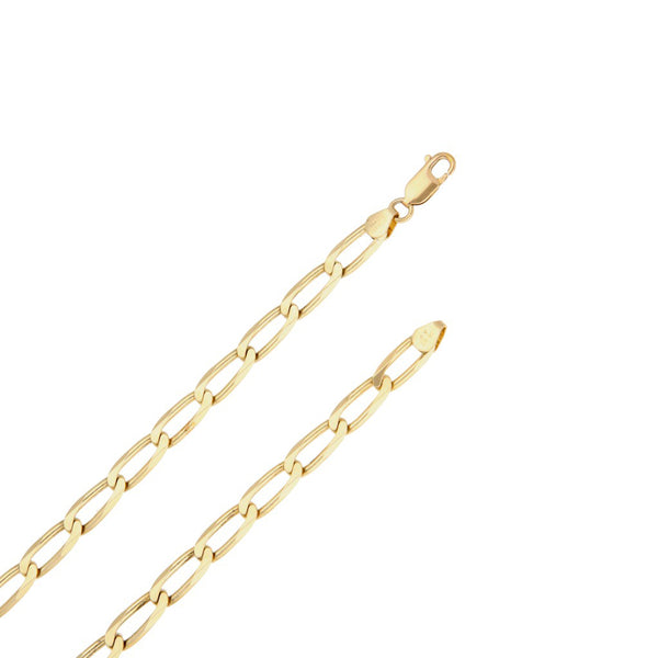 Collar eslabón encontrado en oro amarillo 14 kilates.