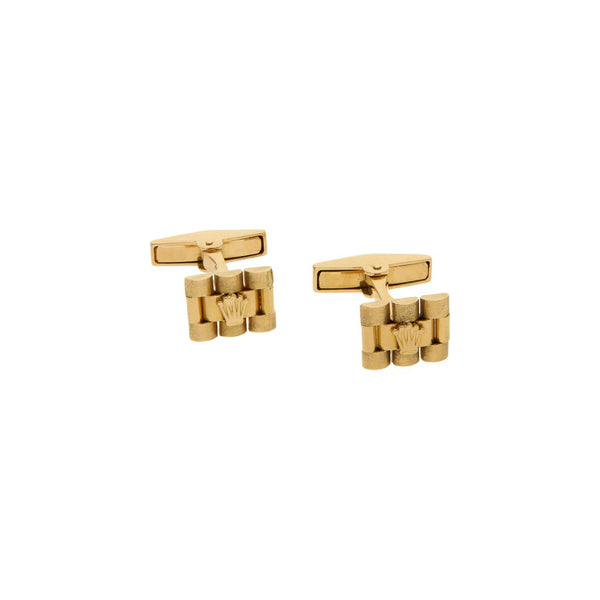 Mancuernillas diseño especial en oro amarillo 18 kilates.