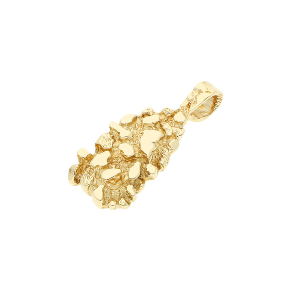 Dije barroco en oro amarillo 14 kilates.