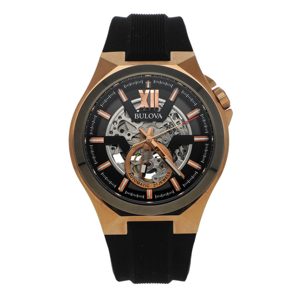 Reloj Bulova para caballero modelo Mechanicals.